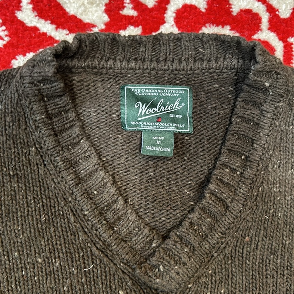 Men’s WOOLRICH sweater, size M - Picture 3 of 5